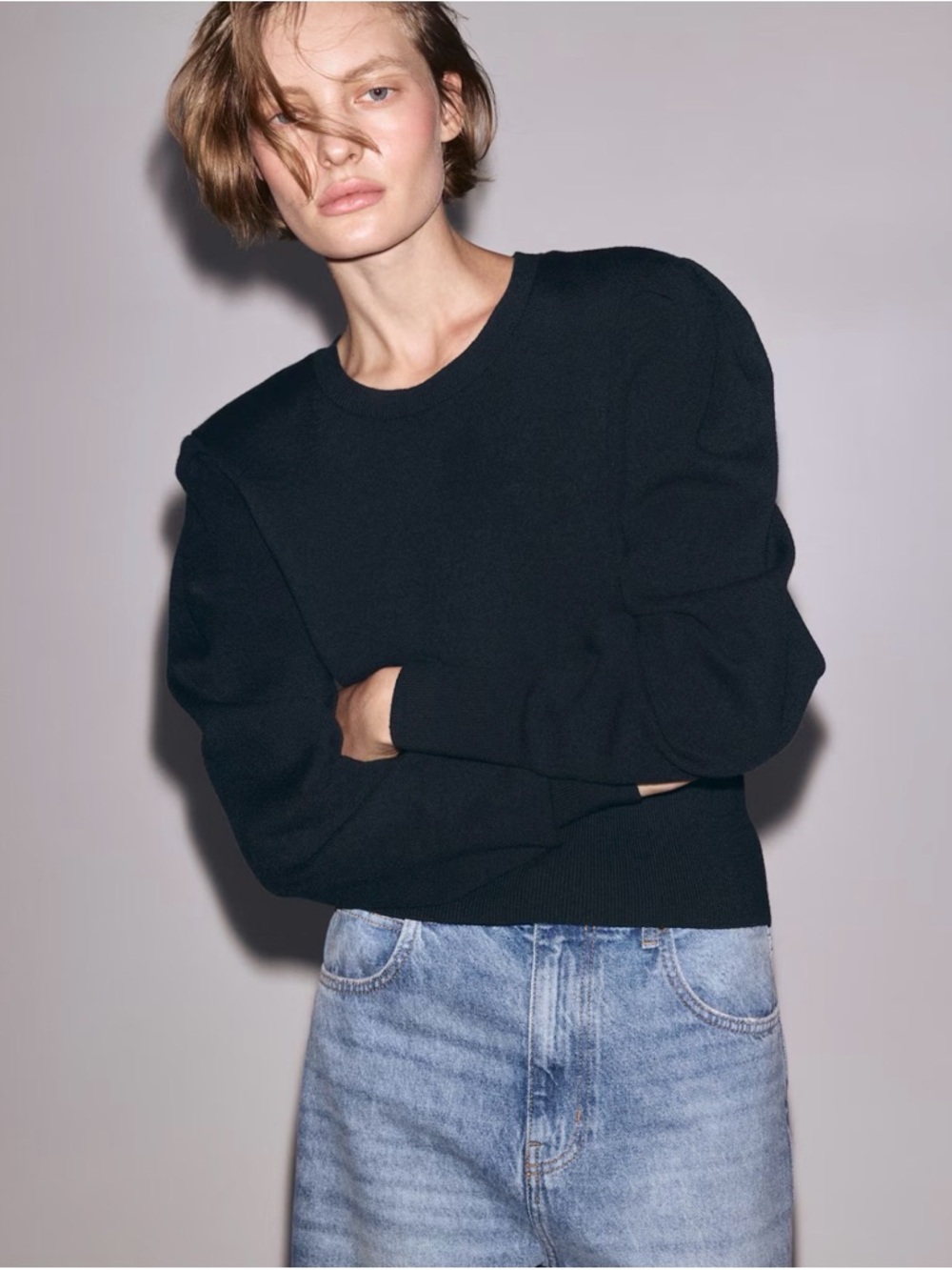 H&M Dark Green Crewneck Women’s Sweater